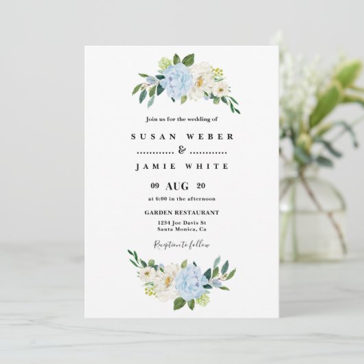 Blauwe bruinktvis kaart (Staand voorkant)