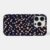 blauwe bubbel iPhone hoesje (Achterkant horizontaal)