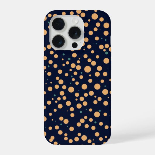 blauwe bubbel iPhone hoesje (Achterkant)