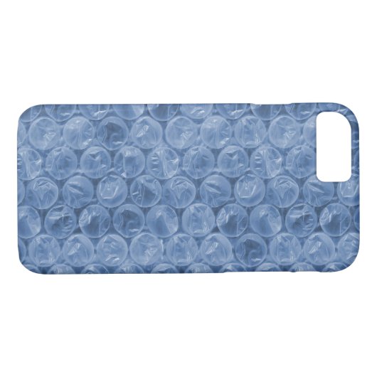 Blauwe bubbelomhulsel Case-Mate iPhone case (Achterkant (Horizontaal))