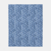 Blauwe bubbelomhulsel fleece deken (Voorkant)