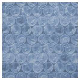Blauwe bubbelomhulsel stof