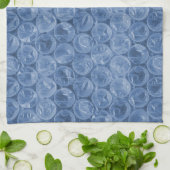 Blauwe bubbelomhulsel theedoek (Gevouwen)