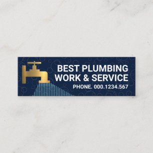 Blauwe bubbels die de gouden strop opvoeren mini visitekaartje