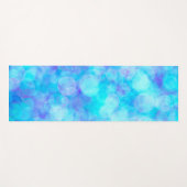 Blauwe bubbels Vloeiende kunst Yoga Mat (Voorkant (horizontaal))