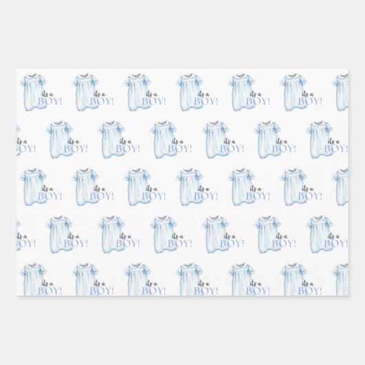 Blauwe Bubble Wrapping Papier Platte Blad Set van  Inpakpapier Vel (Voorkant 2)