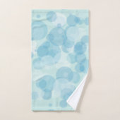 Blauwe bubels bad handdoek (Handdoek)