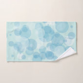 Blauwe bubels bad handdoek (Handdoek)