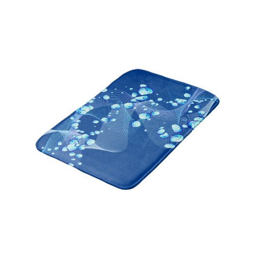Blauwe bubels Bath Mat (Gekanteld)