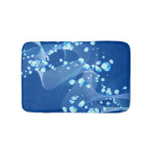 Blauwe bubels Bath Mat (Voorkant)