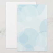 Blauwe bubels briefpapier (Voorkant / Achterkant)
