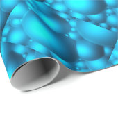 Blauwe bubels cadeaupapier (Rol Hoek)