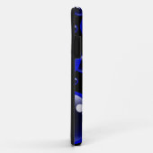 Blauwe bubels Case-Mate iPhone case (Achterkant/rechts)