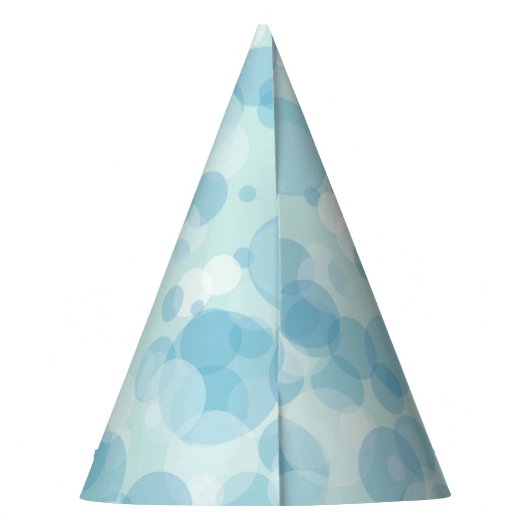 Blauwe bubels feesthoedjes (Achterkant)