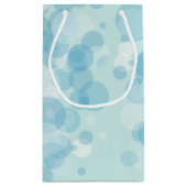 Blauwe bubels klein cadeauzakje (Achterkant)