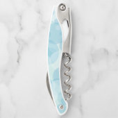 Blauwe bubels kurkentrekker (Achterkant)