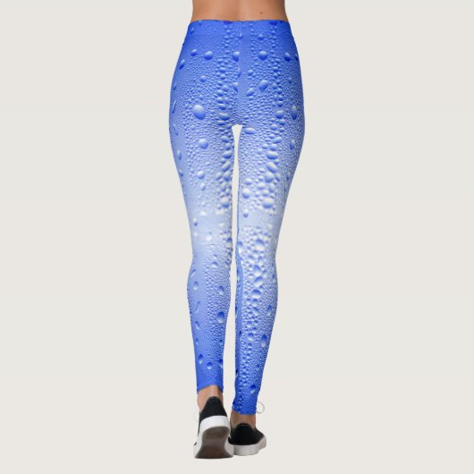 Blauwe bubels leggings (Achterkant)