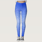 Blauwe bubels leggings (Voorkant)