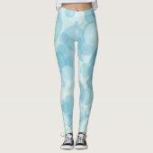 Blauwe bubels leggings (Voorkant)