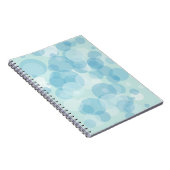 Blauwe bubels notitieboek (Rechterzijde)