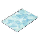 Blauwe bubels notitieboek (Linkerzijde)