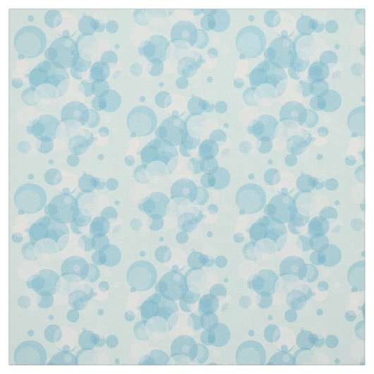 Blauwe bubels stof (Swatch)