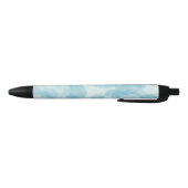 Blauwe bubels zwarte inkt pen (Bodem)