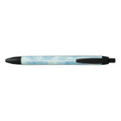 Blauwe bubels zwarte inkt pen (Achterkant)