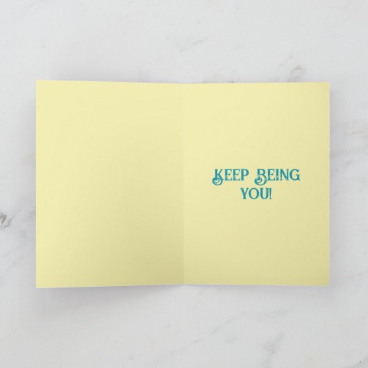 Blauwe Budgies Watercolor Bedankt Budgie Aqua Kaart (Binnen)