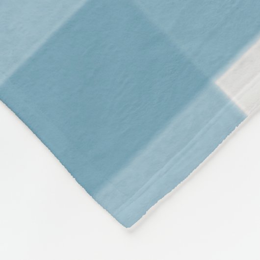 Blauwe buffel Boerderij Koe Fleece Deken (Hoek)