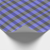 Blauwe buffel cadeaupapier (Hoek)