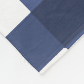 Blauwe Buffel Plaid Boerderij Kip Fleece Deken (Hoek)