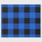  blauwe buffelplaat cadeaupapier (Vlak)