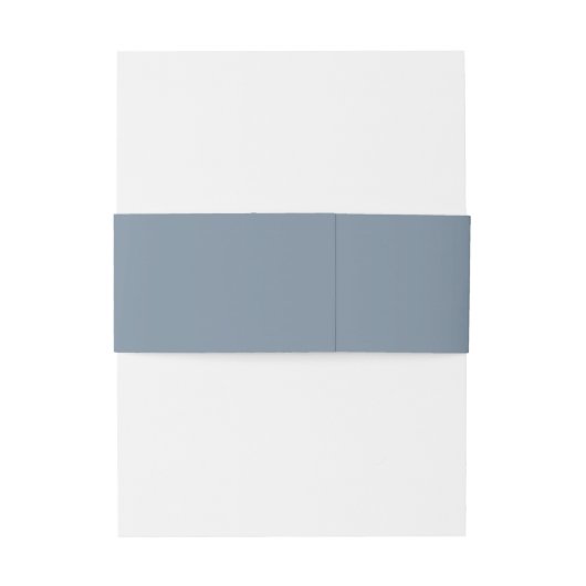 Blauwe buik, bewerkbaar monogram uitnodigingen wikkel (Achterkant Voorbeeld)