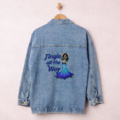 Blauwe buikdanseres denim jacket (Hangar)