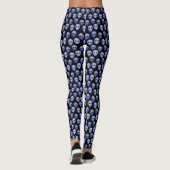 Blauwe buitenzijde leggings (Achterkant)