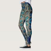 Blauwe bultrug voor grote afdrukken leggings (Links)