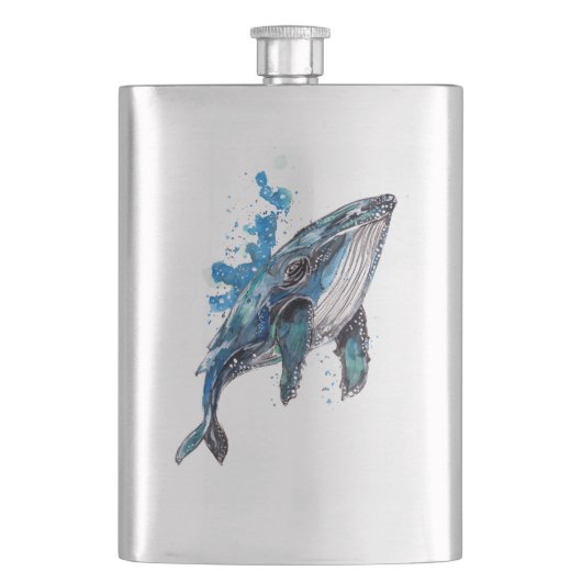 Blauwe Bultrugwalvis Flacon (Voorkant)