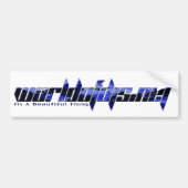 Blauwe Bumpersticker (Voorkant)