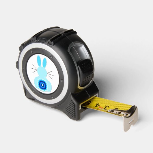 blauwe bunny-meetlint rolmaat (Hoek)