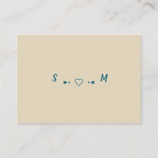 Blauwe Bunting, sparen de Datum Informatiekaartje (Achterkant)