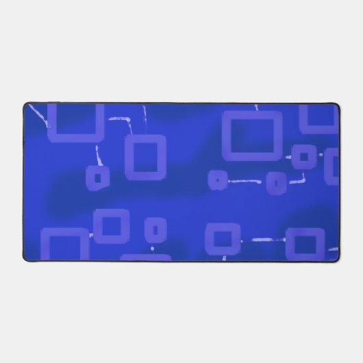 Blauwe bureaumat (Voorkant)