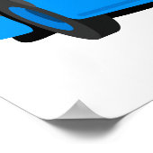 Blauwe bus poster (Hoek)