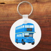 Blauwe bus sleutelhanger (Voorkant)