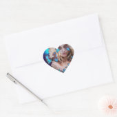 BLAUWE BUTERRFLY BEAUTY MAKEUP ARTIST HART STICKER (Envelop)