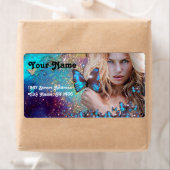 BLAUWE BUTTERFLES HAAR, ZOUT ZONDER ZACHT, KEUP AR ETIKET (Insitu)