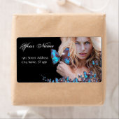 BLAUWE BUTTERFLES HAAR, ZOUT ZONDER ZACHT, KEUP AR ETIKET (Insitu)