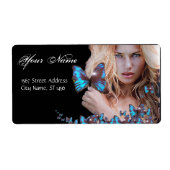 BLAUWE BUTTERFLES HAAR, ZOUT ZONDER ZACHT, KEUP AR ETIKET (Voorkant)