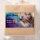 BLAUWE BUTTERFLES HAAR, ZOUT ZONDER ZACHT, KEUP AR ETIKET (Insitu)