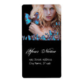 BLAUWE BUTTERFLES HAAR, ZOUT ZONDER ZACHT, KEUP AR ETIKET (Voorkant)